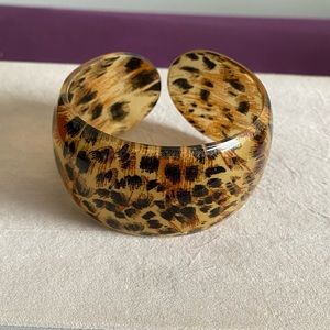 Jaguar print bracelet